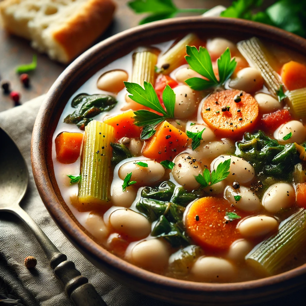 Instant Pot Vegetarian White Bean Stew